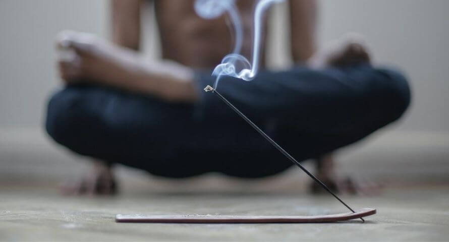 Burning-incense-home